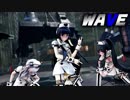 【MMD艦これ】矢矧と鹿島と瑞穂でWAVE　ナースコスプレVer　歌詞つき