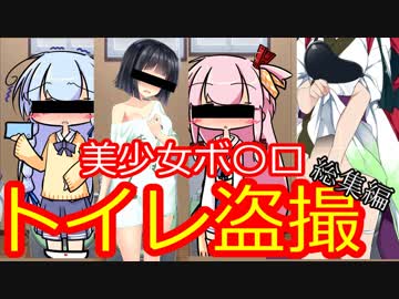 美少女ボ〇ロトイレ盗撮　総集編