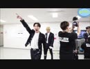 ビーティーエス JH:行くぞーー　お腹ベコベコV:ちゅいて来い！JM:お疲れ様でした