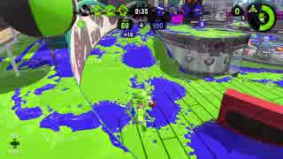 スプラトゥーン2　ガチアサリS+7　OKライン　プライムシューターベッチュー