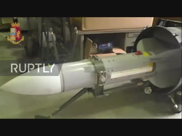 イタリアで大量の武器が押収される　フランス製空対空ミサイルも