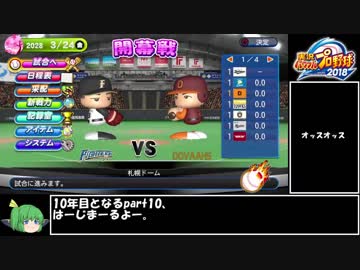 【ゆっくり】パワプロ2019ペナントを岡山の力で日本一にしたい part10