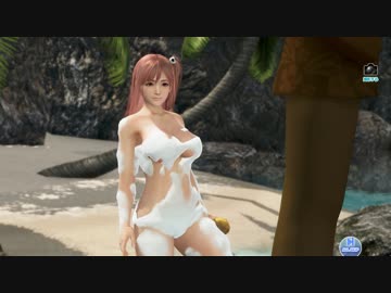 DoAX Venus Vacation :: Honoka Gravure Panel (Fluffy Foam SSR) with lotions