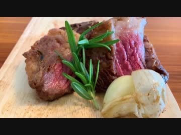 全力で肉を焼く　フライパン一つで絶品ステーキ　ASMR　WAGYU STEAK