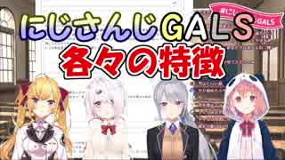 にじさんじGALS　各々の特徴【にじさんじ】