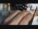 【ASMR・音フェチ】スクイーズ（いちごドーナッツ）をヤスリで削ったりハサミでブツ切りに:タッピング・握る・カリカリ音【Squeeze・No talking】