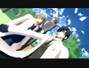 【MMD刀剣乱舞】学パロっぽい雰囲気で『スキスキ絶頂症』【杵・燭・長/お着替え有】