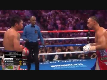 【ボクシング】マニー・パッキャオ vs キース・サーマン  2019 07 21