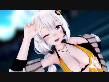 【MMD】つみ式紲星あかり(水着v2.0)で「ハイファイレイヴァー」【1080p】