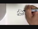ひらがな6文字で描いたかばんちゃん