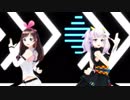 【MMD】キズナアイと輝夜月でBAAM【MOMOLAND】