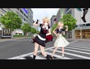 【MMD艦これ】Lucky Jervis -夕立改二　リンゴリボン 中川かのん&水蓮寺ルカ
