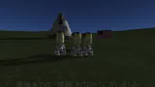 【50周年記念】ほぼ船内視点縛りでアポロもどき 帰還（3/3）【KSP】