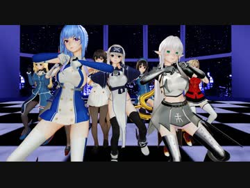 【MMD】SPS式モデル10人でOne・Two・Three　【1080P】