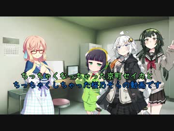 頑張れ京町セイカ！　縮ませちゃった編【ボイスロイド劇場】