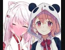 パンダと大福とクソガキとヤバイ教師のコラボ