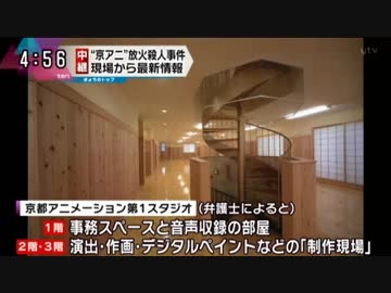 京アニ従業員 木造の内装で全館禁煙 地域防火活動に協力し高い防火意識 ニコニコ動画