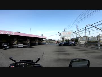 Vストロームが汚れてきたので洗車場まで行く走行動画(´・ω・)