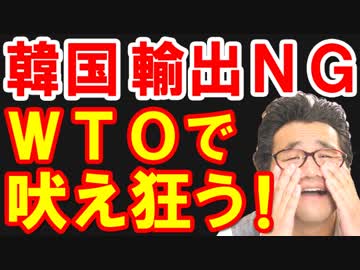 韓国がWTOで支持取り付け大失敗、日本のホワイト国除外と輸出規制で韓国が泣きを入れ始めて疑心暗鬼に陥る喜劇が発生ｗ【KAZUMA Channel】