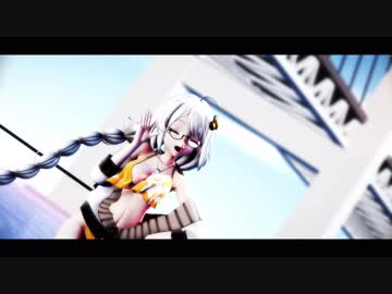【MMD】紲星あかり（水着装備）で「Dear cocoa girls」