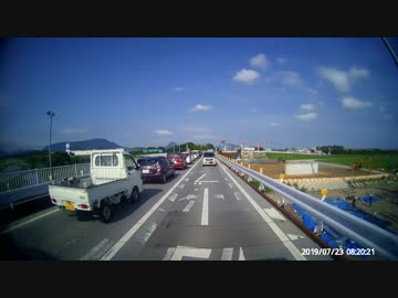 ユピテル　リア専用ドライブレコーダー　SN-R10　撮影動画