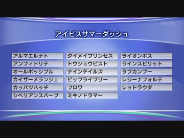 最終追い切りアイビスサマーダッシュ2019 GⅢ