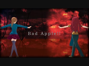 【MMDキミガシネ】サラ＆ナオでBadApple！！
