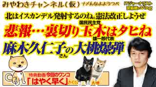 【悲報】裏切り玉木はタヒね。麻木久仁子の大桃爆弾（再アップ）｜みやわきチャンネル（仮）#524Restart383