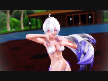 【MMD】水着ハクさんでLUVORATORRRRRY!【1080p】