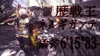 【MHW】vs歴戦王ネルギガンテ 6'15''83【ありあり盾斧】