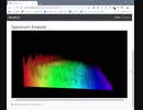 エアリスのテーマをアレンジ／JavaScriptで3Dスペクトラムアナライザーを自作してみた