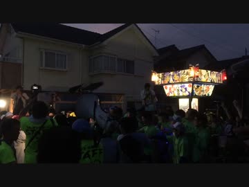 【らき☆すた神輿】出陣【鷲宮八坂祭2019】