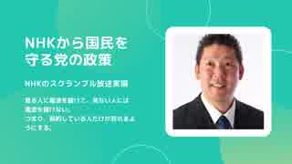 NHKから国民を守る党の政策についてコメントをしてください