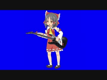 楽しそうにギターを弾くお姉さんBB