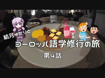 【ニコニコ海外旅行】結月ゆかりとヨーロッパ語学修行の旅 第4話(ストラスブールで夕食を編)