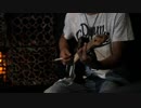 Man Holding Cigarette and Playing Guitar　間嶋真