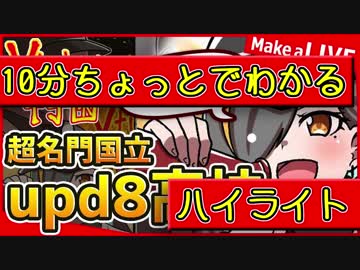 【Vtuber甲子園】10分ちょっとでわかるupd8商業高校【歌衣メイカ】