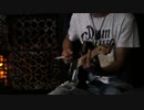 Man Holding Cigarette and Playing Guitar 牧村裕司