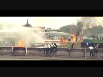 香港独立派市民武力弾圧のイメージ動画で人民解放軍駐香港部隊が恫喝？