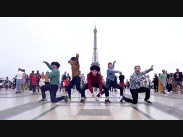 エッフェル塔の前でけものフレンズOP踊ってみた【リアルアキバボーイズ】