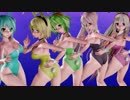 【Tda バニー･ルカ･ミク･グミ･IA･リン】[ Black Out ]【Ray-MMD/1080p60fps】