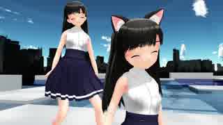 【MMD】黒髪らぶミクさんで「Gravity=Reality」