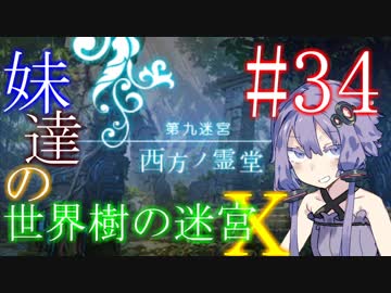 【世界樹の迷宮X】妹達の世界樹の迷宮X #34【VOICEROID実況】