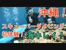 【初体験】海の中はキレイ！沖縄でスキューバーダイビング！そして中耳炎となる…（YouTubeで『てぃかし』を検索！）