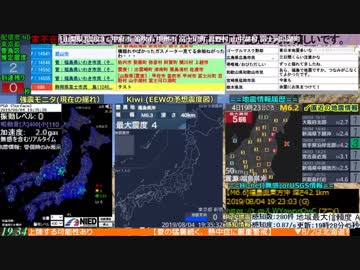 コメあり版【緊急地震速報】福島県沖（最大震度5弱 M6.4） 2019.08.04【BSC24】