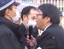 H31/4/6 黒崎駅前　日本第一党への選挙演説妨害に対する怒りの抗議（早乙女会）