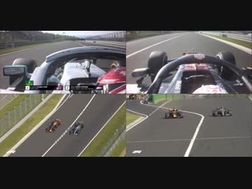 F1 2019年 ハンガリーGP Lap 67 ハミルトンvsフェルスタッペン