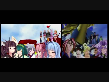 超者ライディーンOPをMMDでそれなりに再現してみた