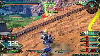 EXVS2　[投コメ解説付]中佐３アレックス　天から落ちる裁きの光、スナイパー！