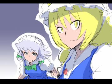 【東方】Red Night Girls No.13【手書き】